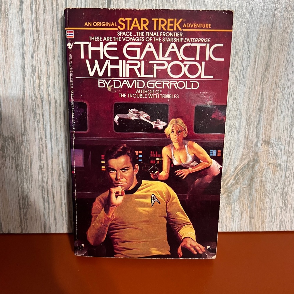 Star Trek The Galactic Whirlpool David Gerrold Paperback Bantam 1989 Vintage